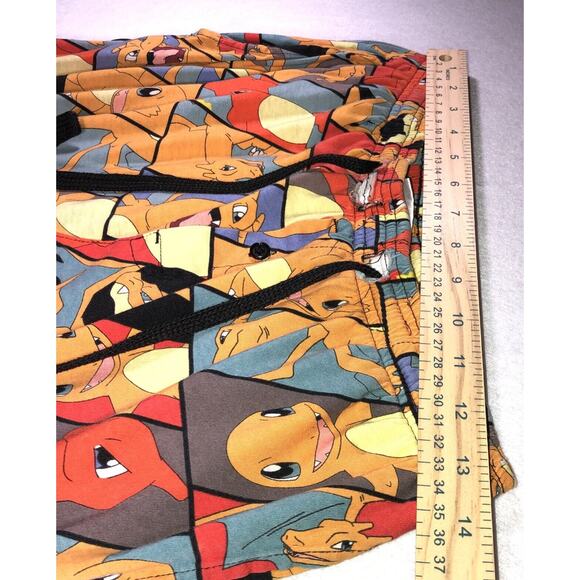 Pokemon Charmander Charmeleon Charizard Evolution PJ Lounge Pants Mens Sz XS - Picture 5 of 8